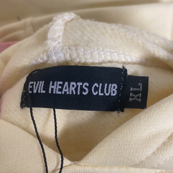 Shirts Evil Heart Club Evil Face Hoodie Poshmark